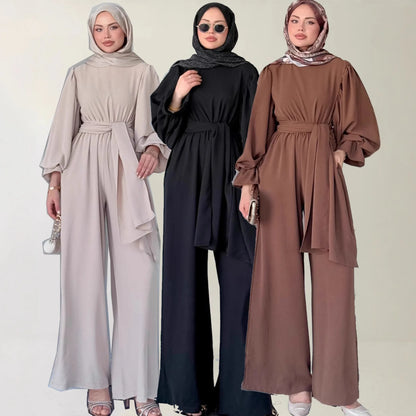 Modest Leg Pants Suit Women