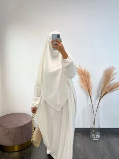 Long Khimar Abaya Dress