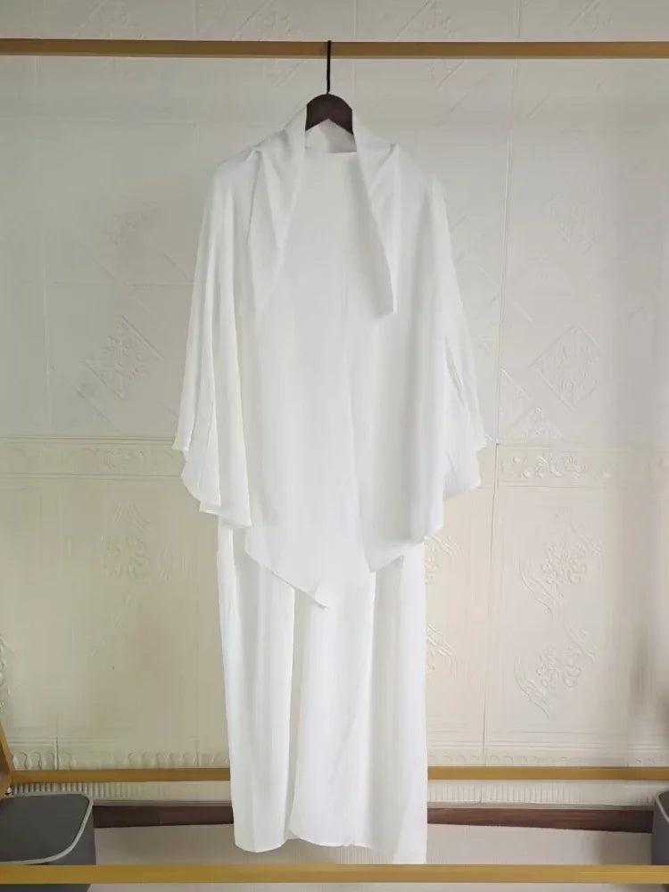 Long Khimar Abaya Dress