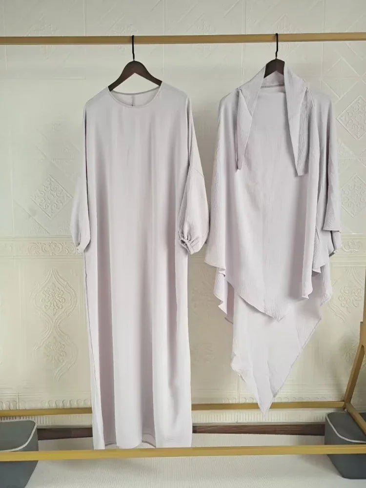 Long Khimar Abaya Dress