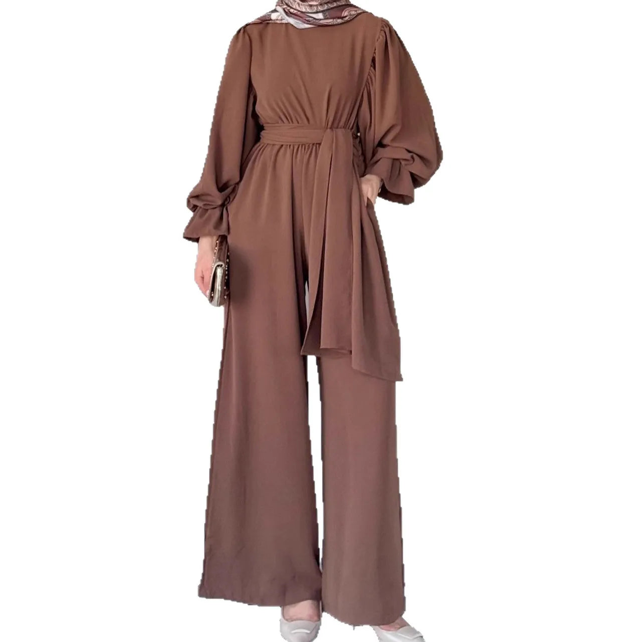 Modest Leg Pants Suit Women