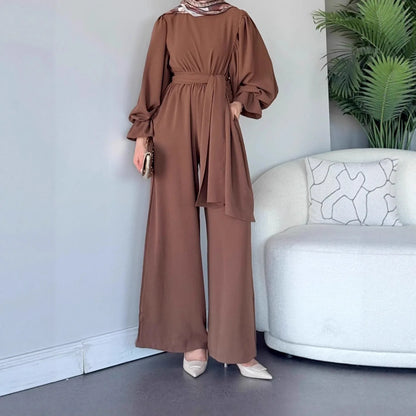 Modest Leg Pants Suit Women